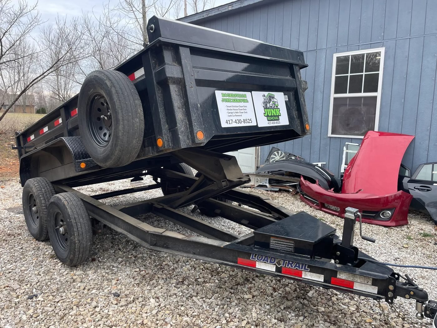 Rogersville Junk Removal dump trailer — ready for any junk removal job in Rogersville MO